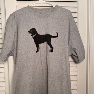 Black Dog Gray T-shirt